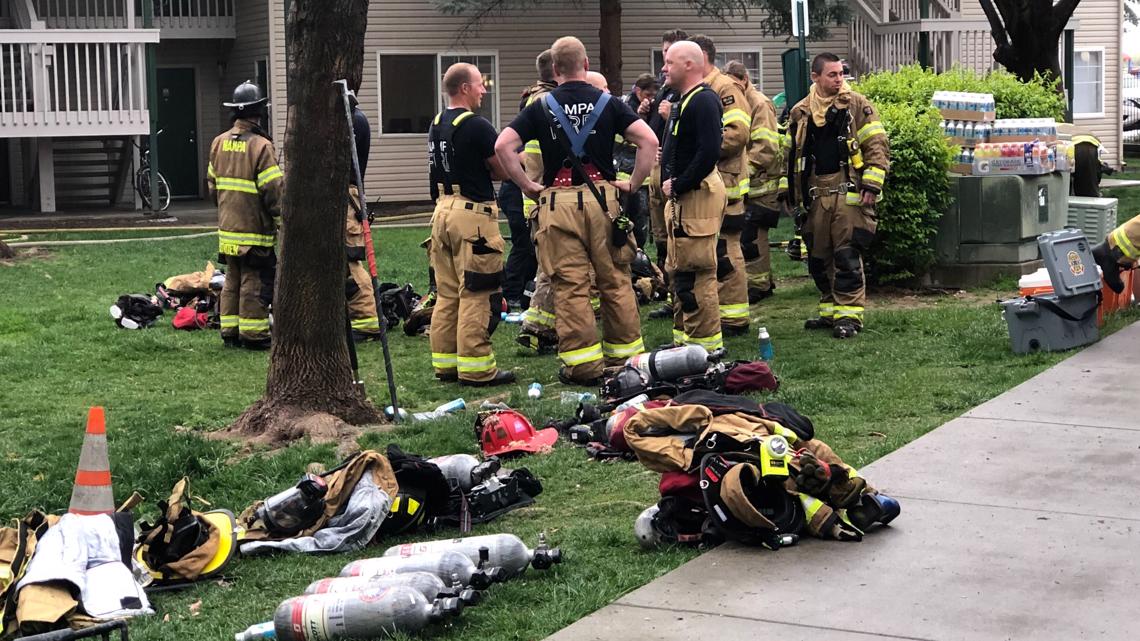 12 families displaced in Nampa apartment building fire