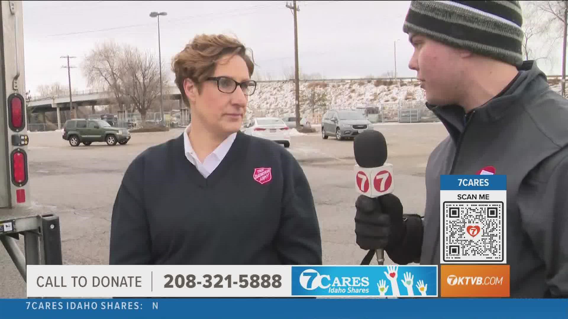 The Nampa Salvation Army benefits from donations collected during 7Cares Idaho Shares