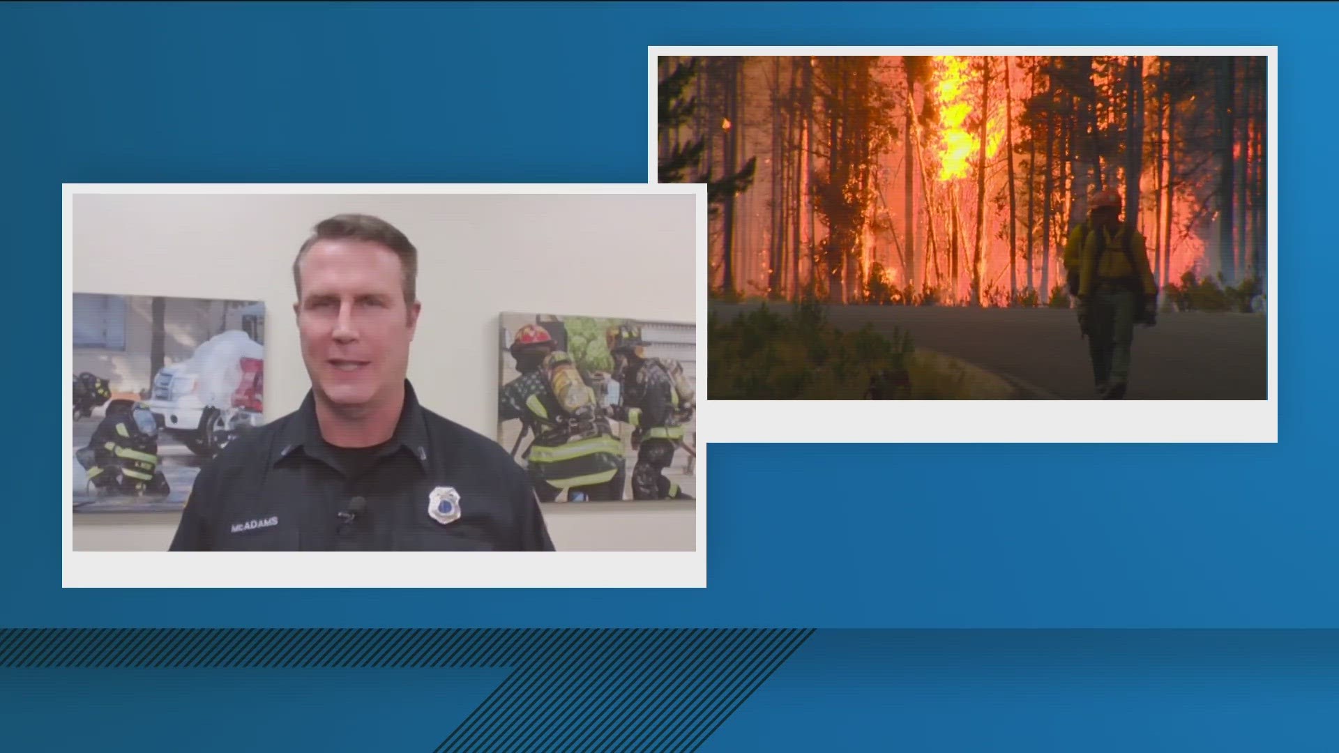 Senior Captain and Wildfire Mitigation Coordinator for the Boise Fire Department, Jerry McAdams, joins KTVB to discuss wildfire prevention and safety in Idaho.