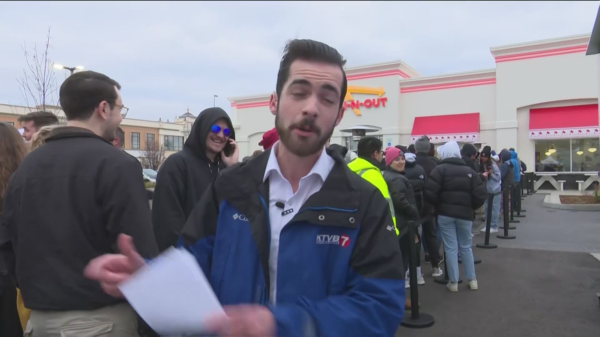 Idahoans came "In-N-Out" to get a taste of the franchise's first restaurant to open in the state.