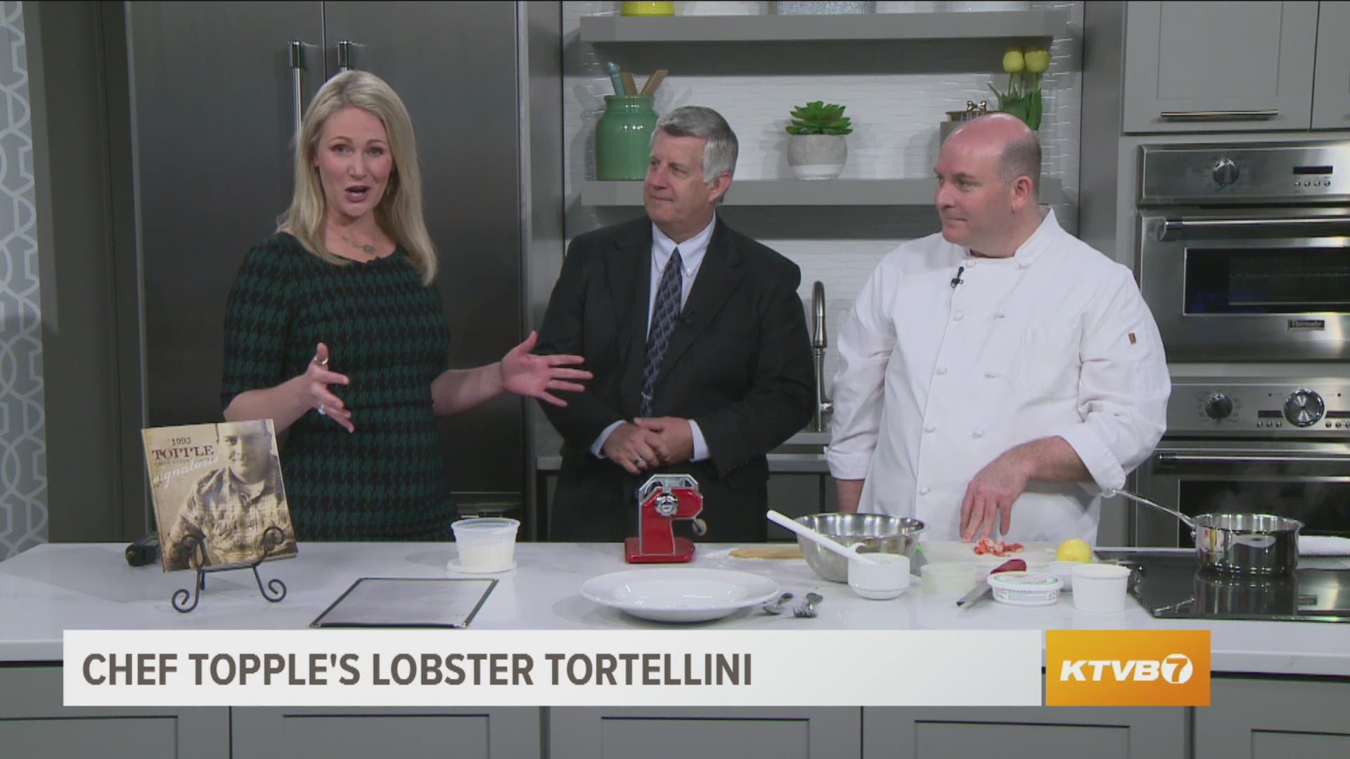 Chef Steven Topple with Ragazza di Bufalo Italian Restaurant drove down from Donnelly to join us in the KTVB Kitchen and show us how to make this delicious lobster tortellini.