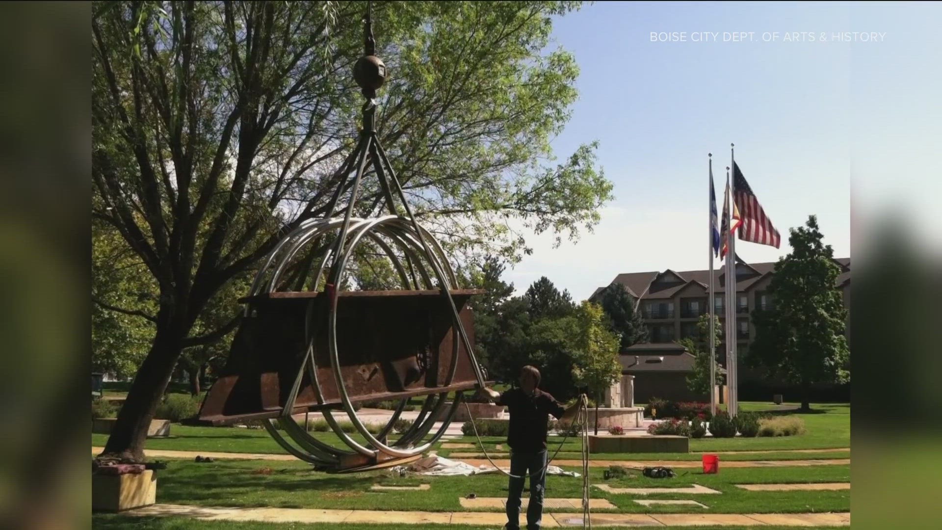 Did you know Idaho has a 9/11 memorial that incorporates a piece of the fallen World Trade Center? It's located at Idaho Fallen Firefighters Memorial Park in Boise.