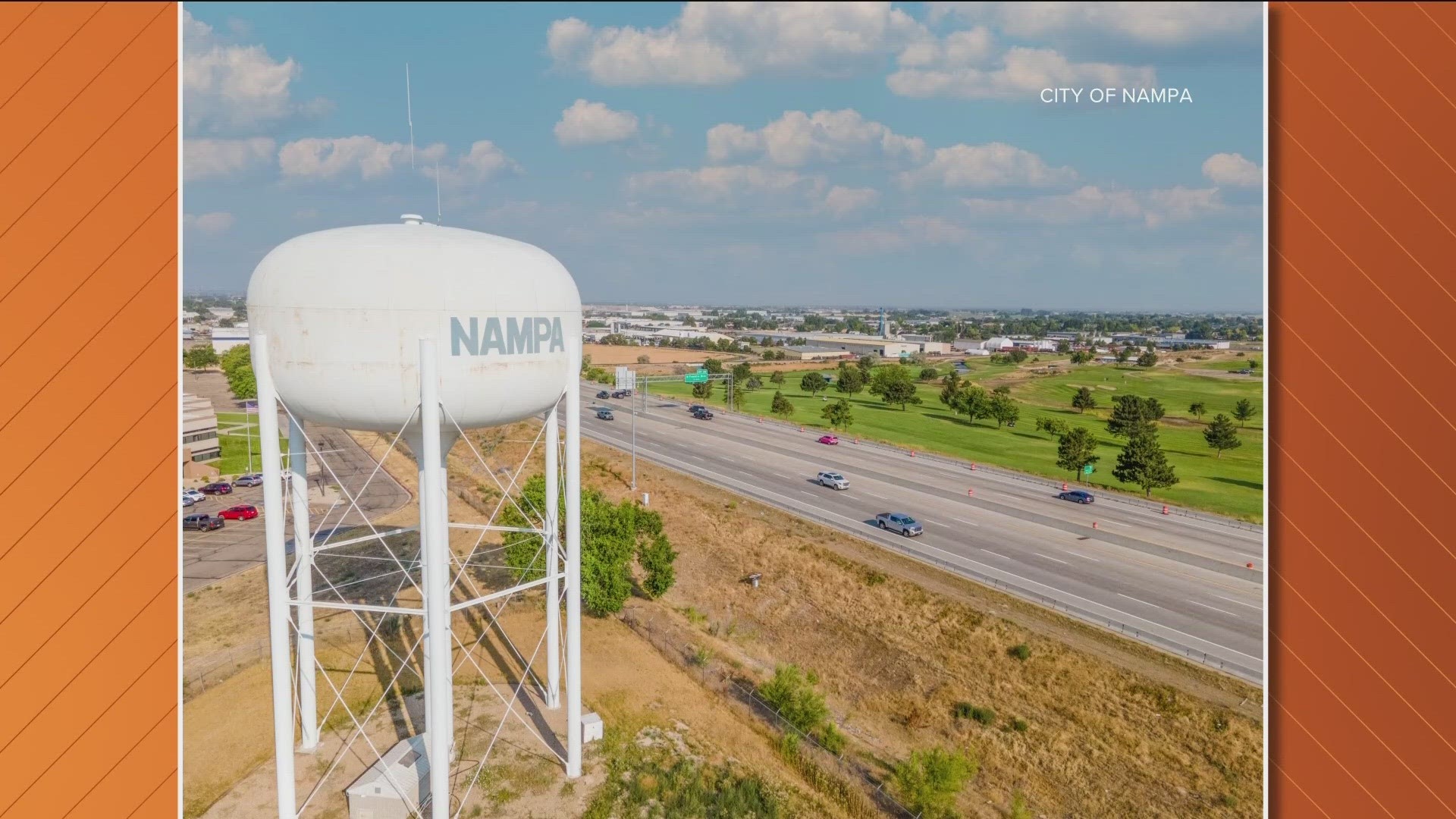 The original water tower was originally built in the 1970's.