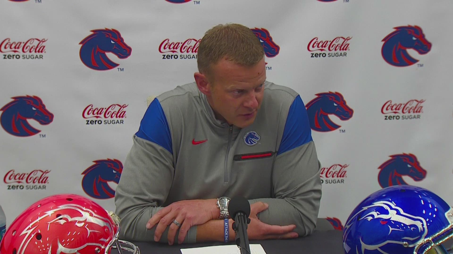 RAW VIDEO: Coach Harsin's news conference ahead of Virginia