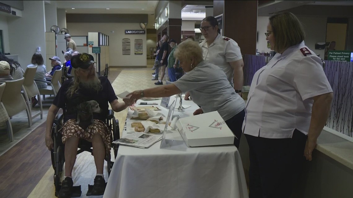 Salvation Army celebrates National Donut Day with veterans in Boise