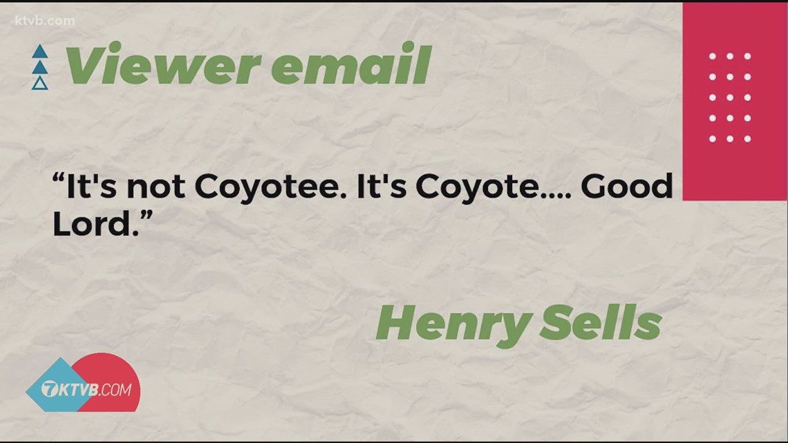 What's the right way to pronounce coyote? | ktvb.com