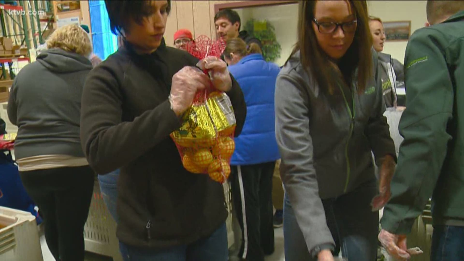 The foodbank tells us there are a lot of Idahoans who struggle with putting food on the table.