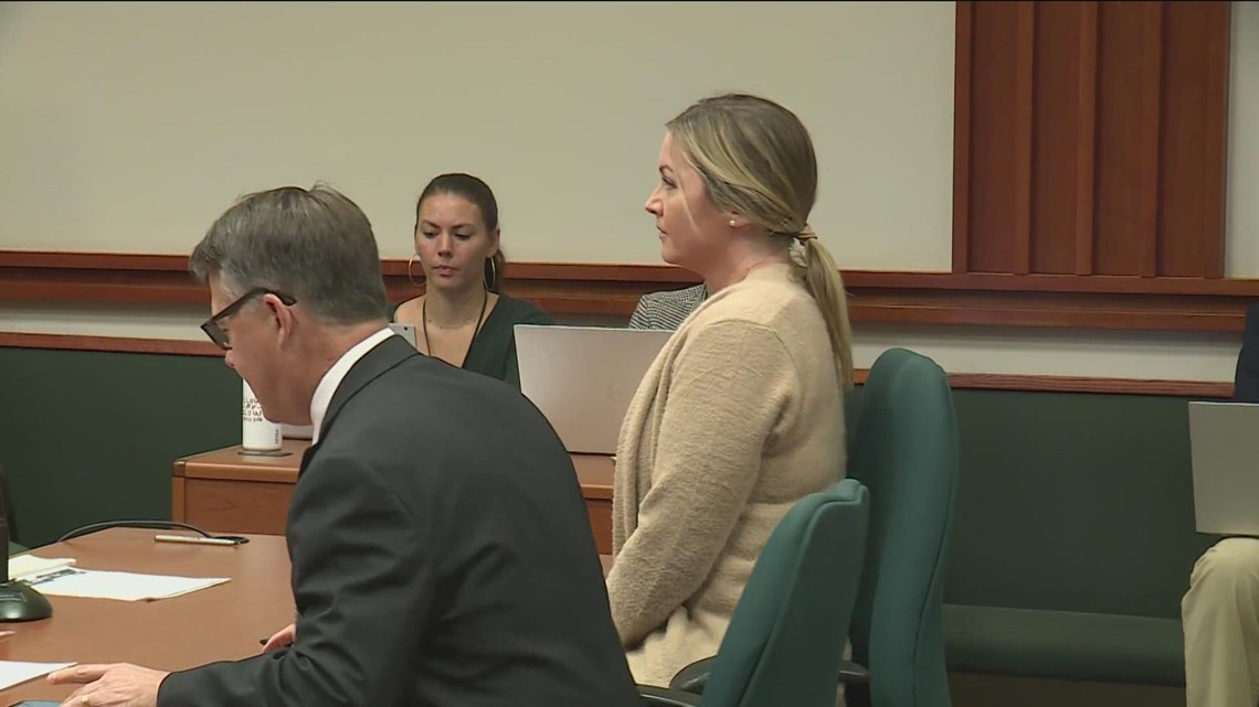 Natalie Hodson attends her preliminary hearing