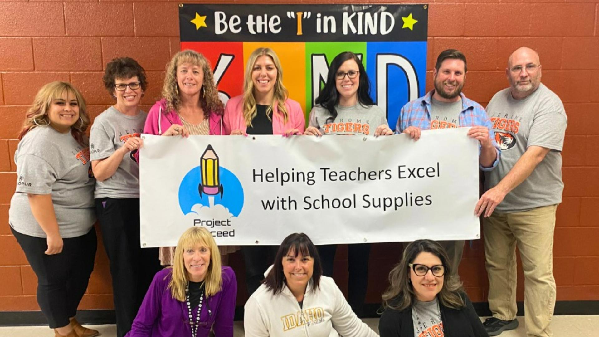 Project Succeed supports teachers in the Magic Valley by providing school supplies. Idaho Gives has raised more than $3.2 million this year for Gem State nonprofits.