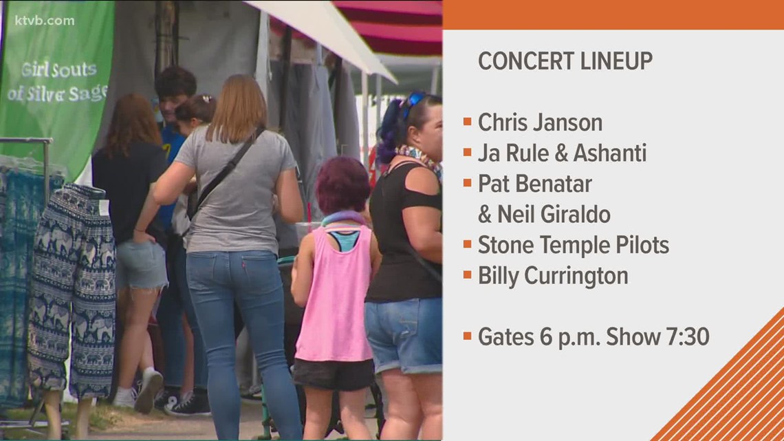 Western Idaho Fair releases concert lineup