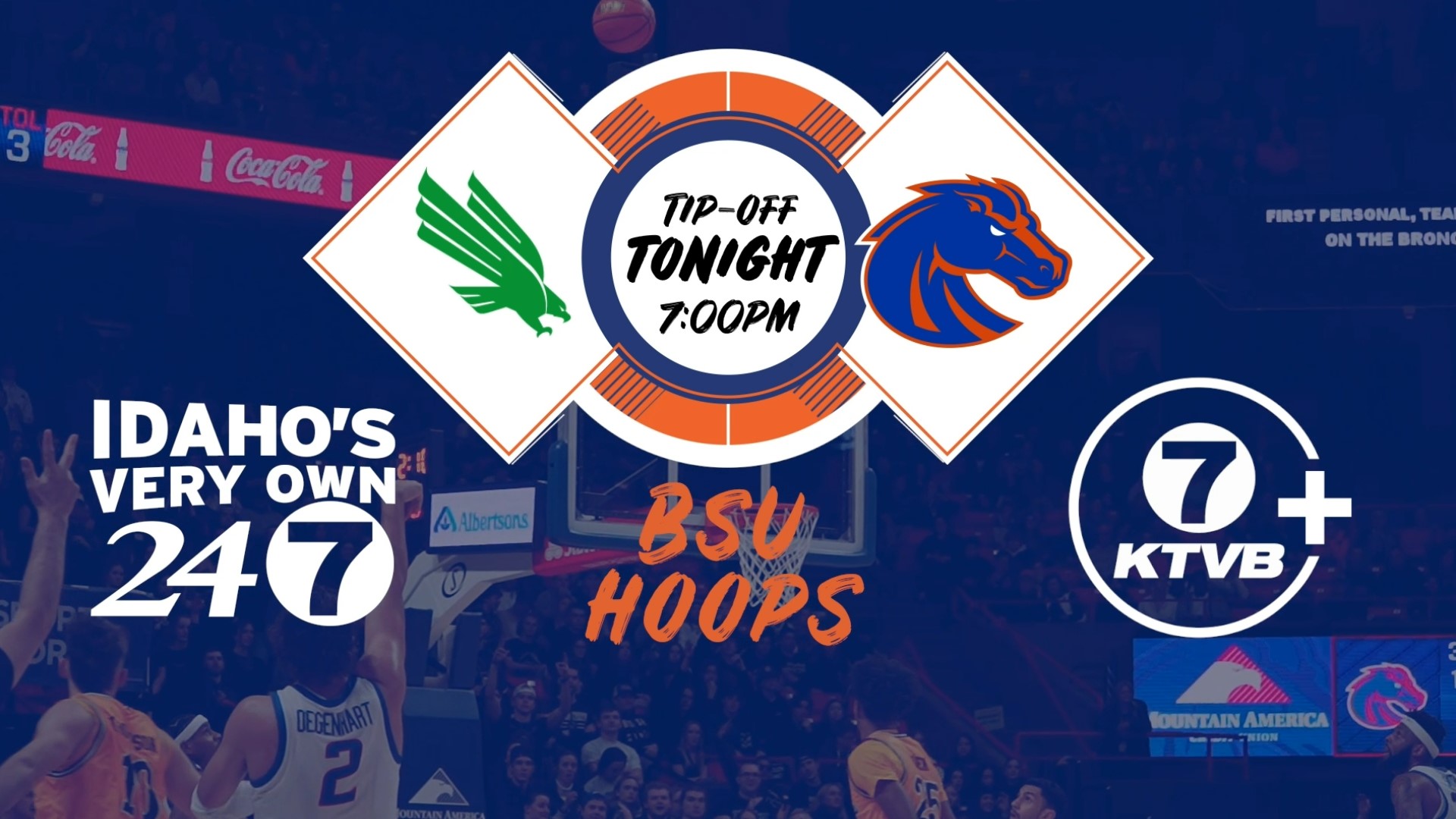 Boise State men's basketball hosts North Texas for a non-conference showdown at ExtraMile Arena on Tuesday, Dec. 5, 2023.