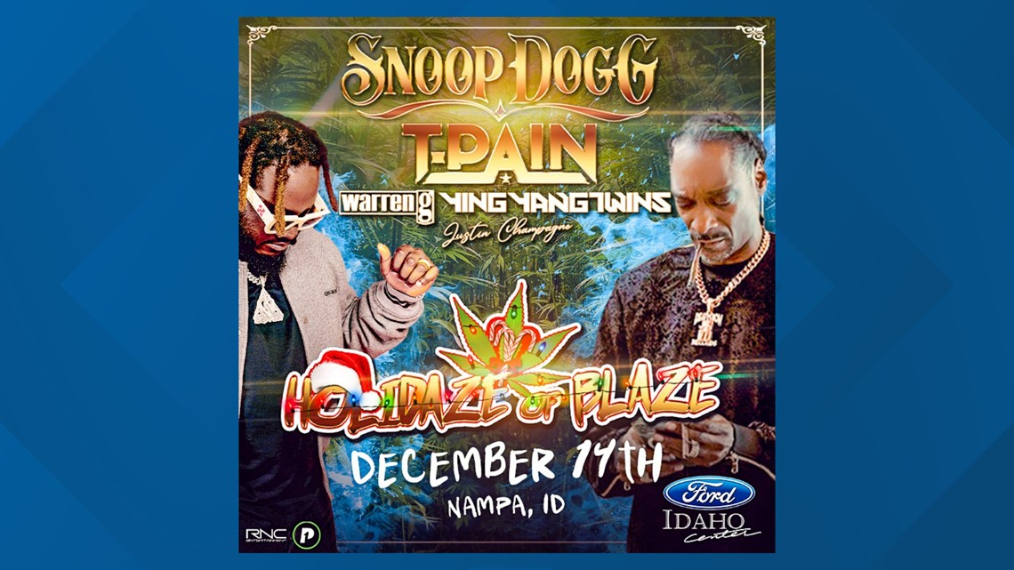 Snoop Dogg brings "Holidaze of Blaze" tour to Ford Idaho Center