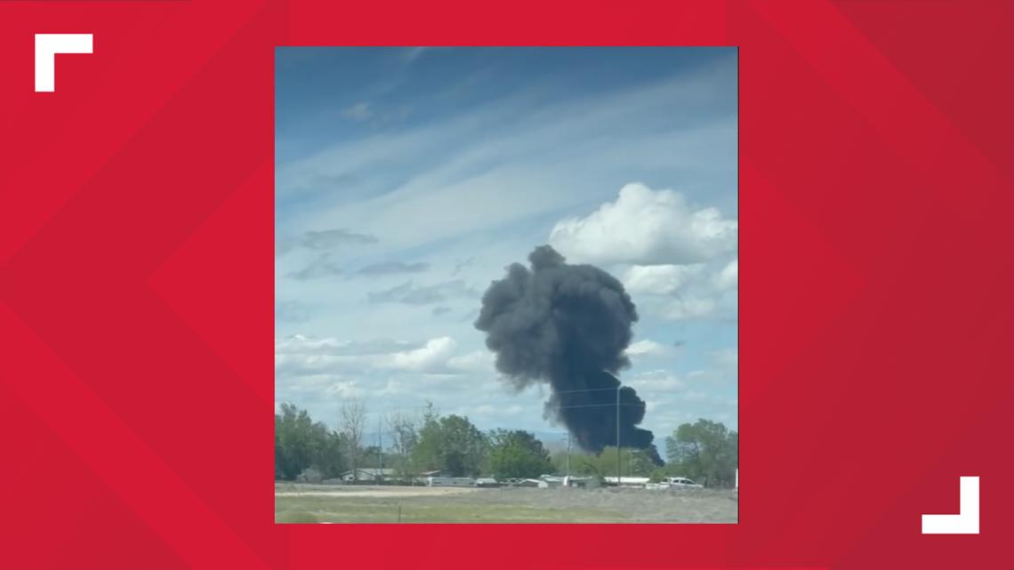 Mountain Home Air Force Base locked down after plane crash