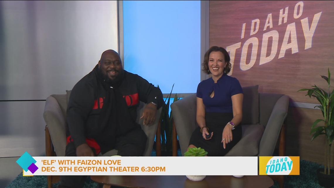 Actor Faizon Love from "Elf" brings all the holiday fun to the Idaho Today studio
