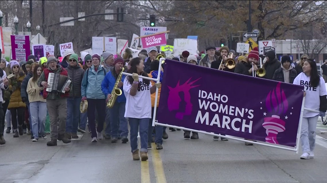 Pro-abortion Rights And Anti-abortion Rallies Held In Front Of Idaho ...