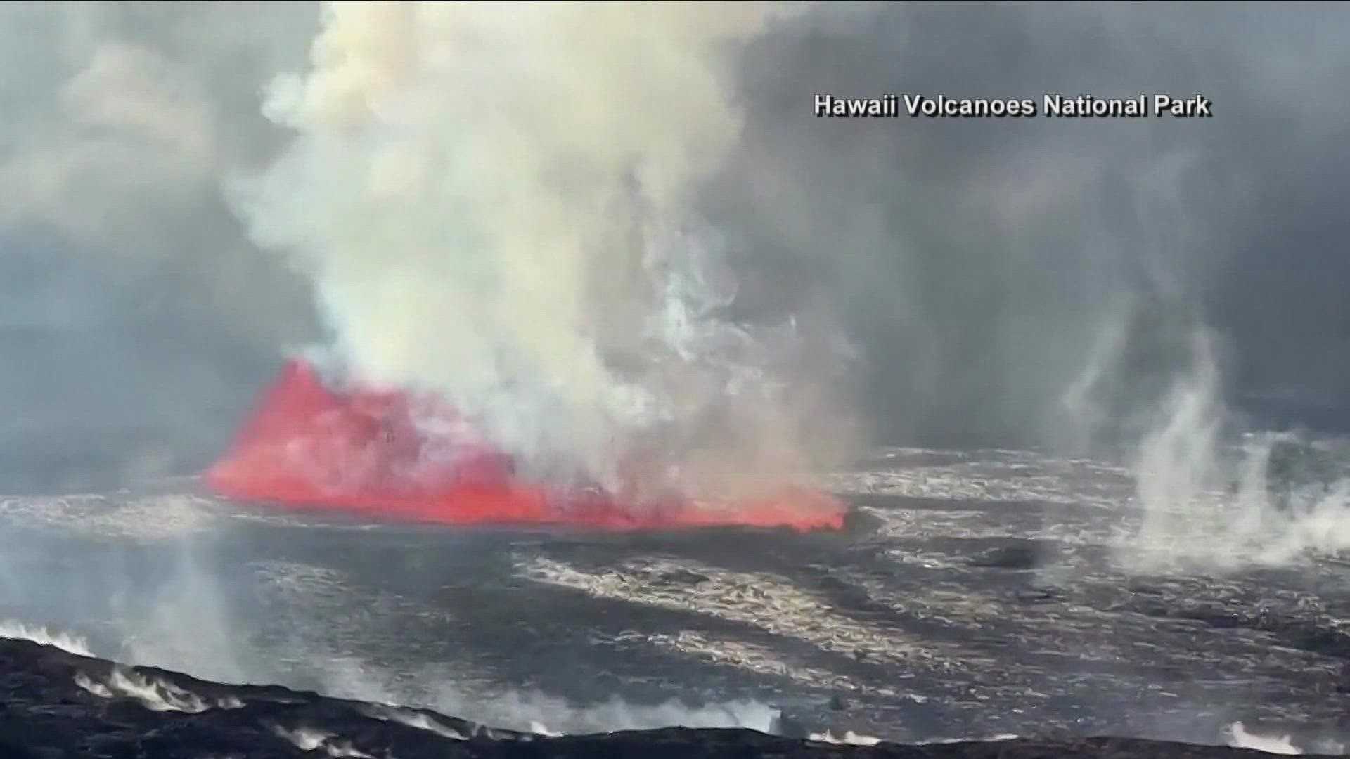 Hawaii's Kilauea volcano last erupted for 16 months starting in September 2021.