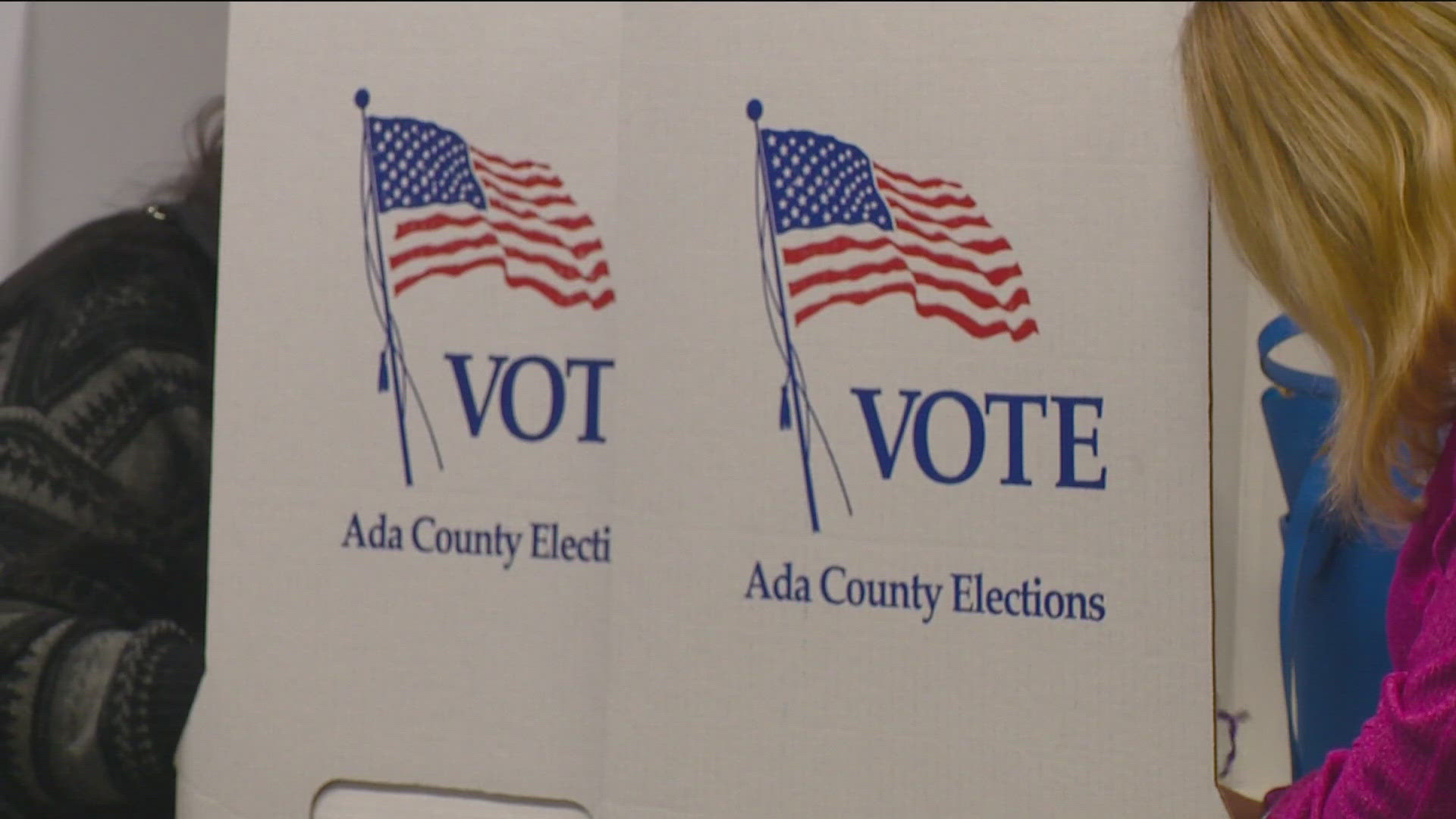 Ada County voters are showing up at the polls.