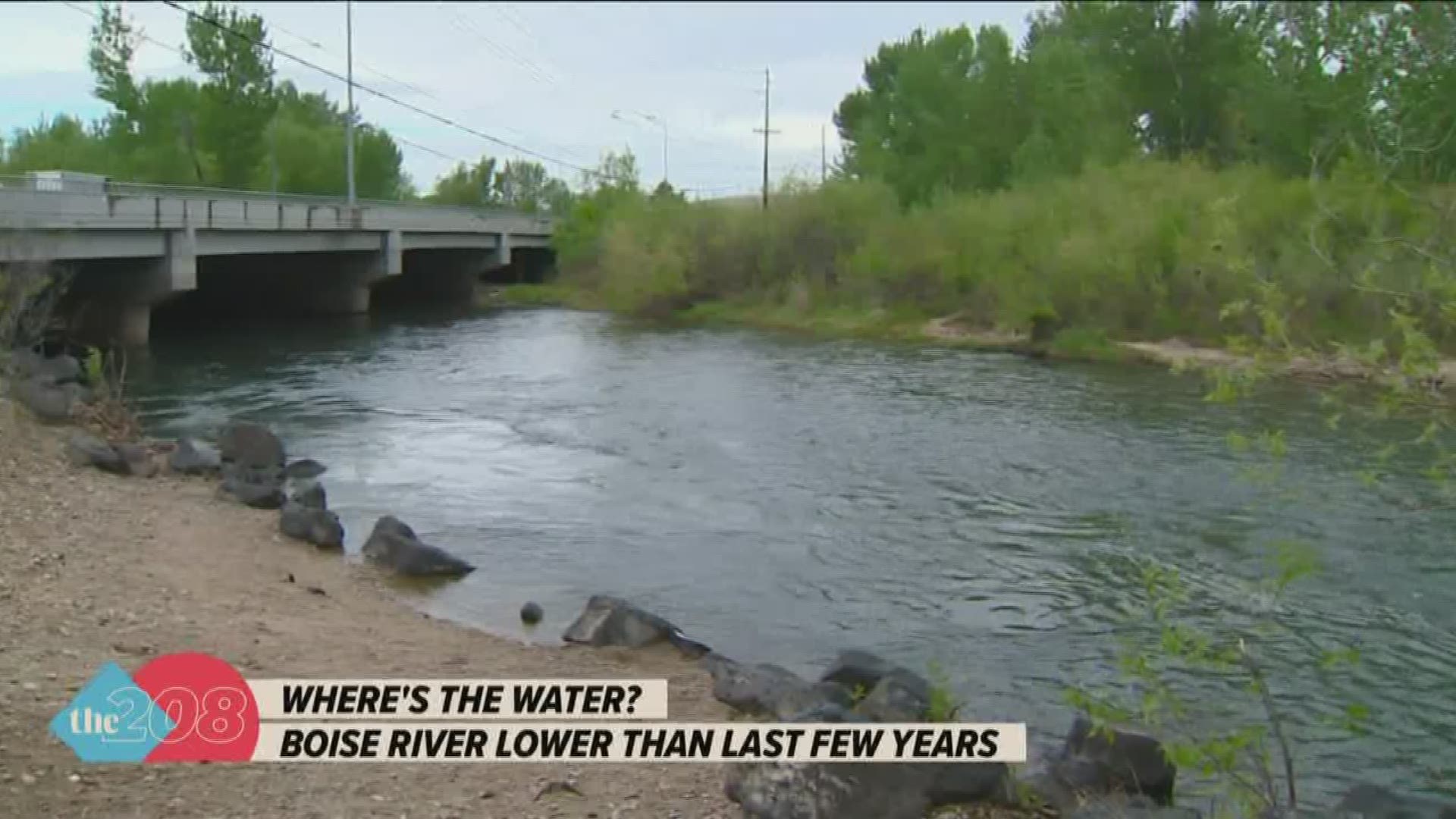 Water is not being released into the Boise River for flood control operations this year.