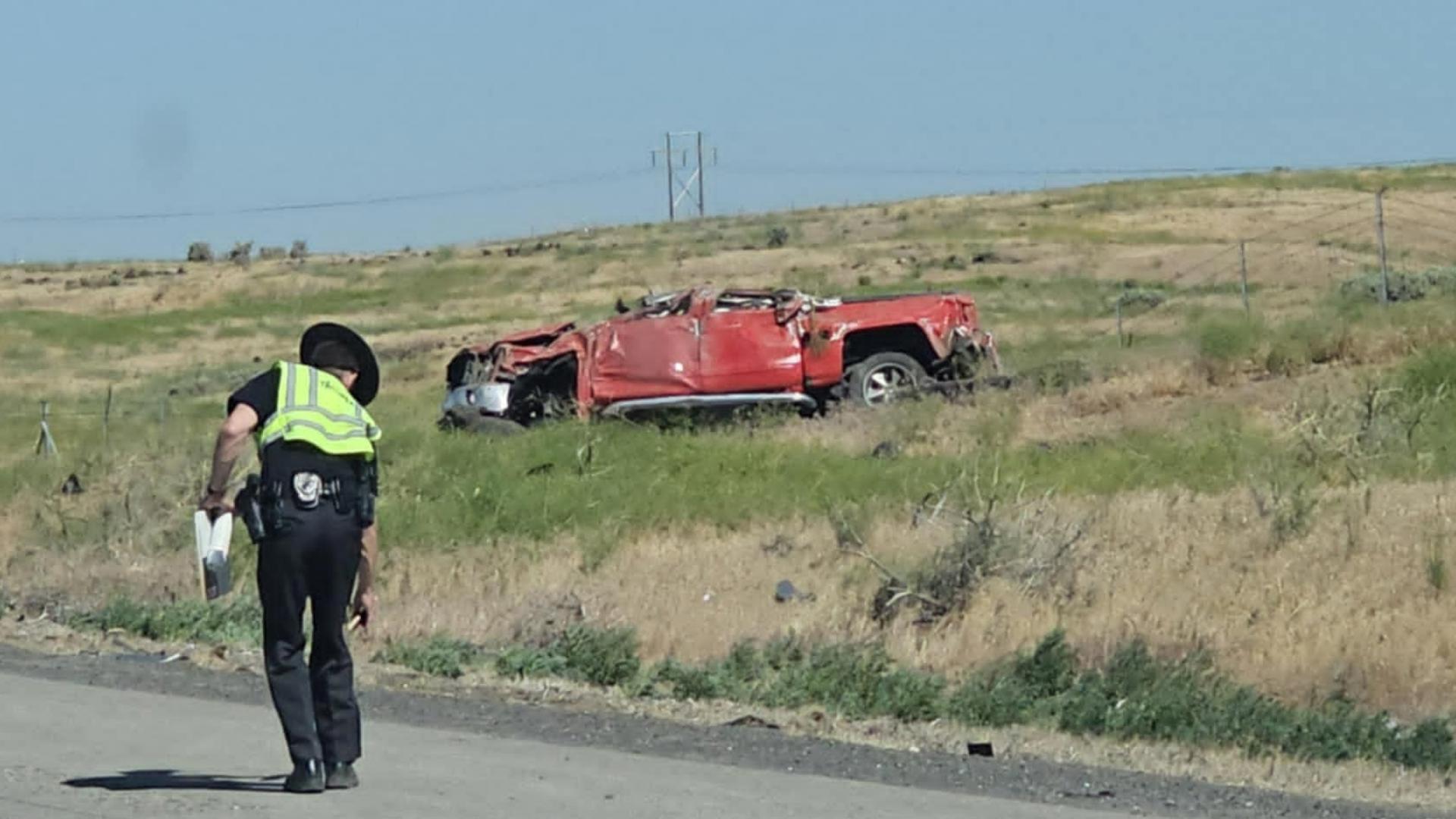Idaho State Police are investigating a two-vehicle crash on I-84 near Twin Falls that left one person dead and one injured.