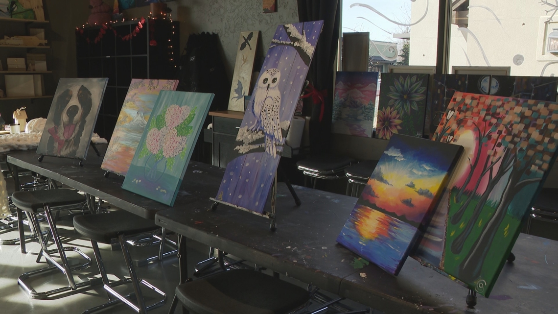 Expressing love or just having fun: A Boise art studio offers ‘twist' on painting classes