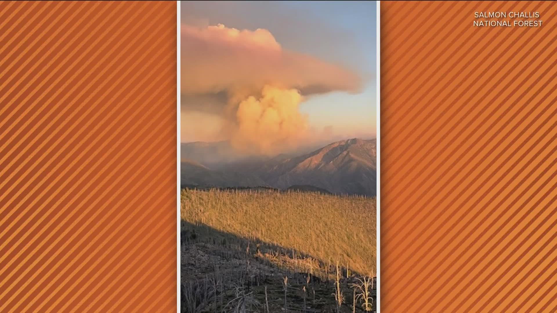 Containment on the 60-square-mile Moose Fire has increased to 15%; evacuations remain in place for the Woodtick Fire northwest of Challis.