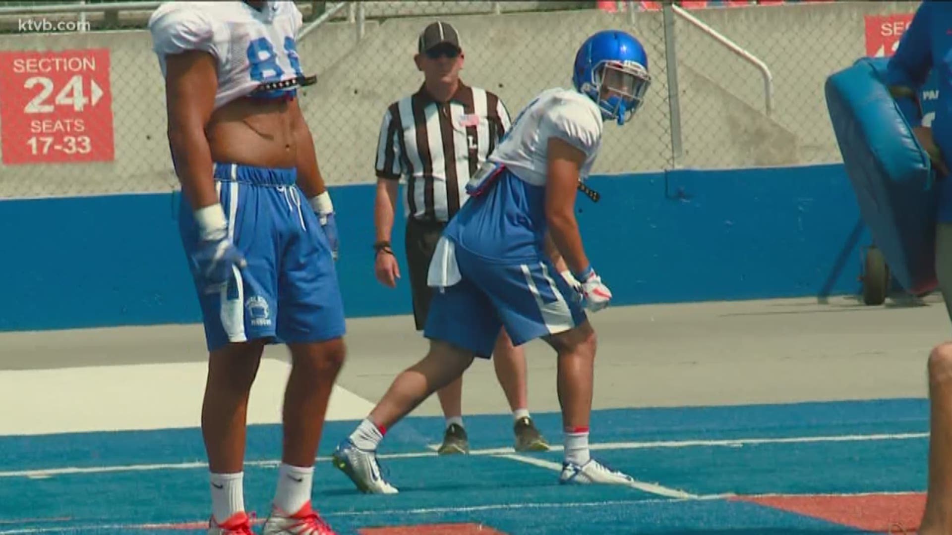 Boise State receiver Sean Modster is looking to improve on last season, when he caught a career-high 32 passes.