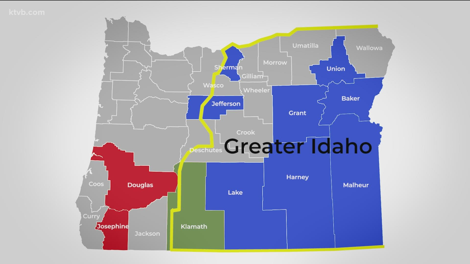 On Tuesday, voters in three Oregon counties had an initiative on their ballot to become part of ‘Greater Idaho.’