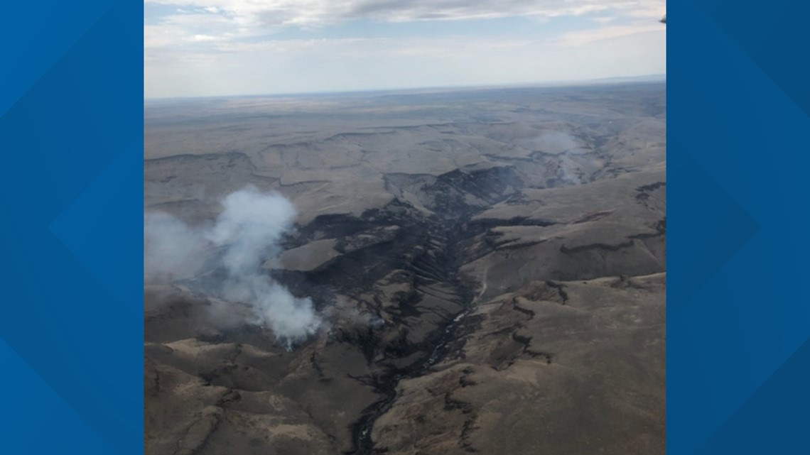Fire burning in Idaho wilderness area blackens 2,000 acres