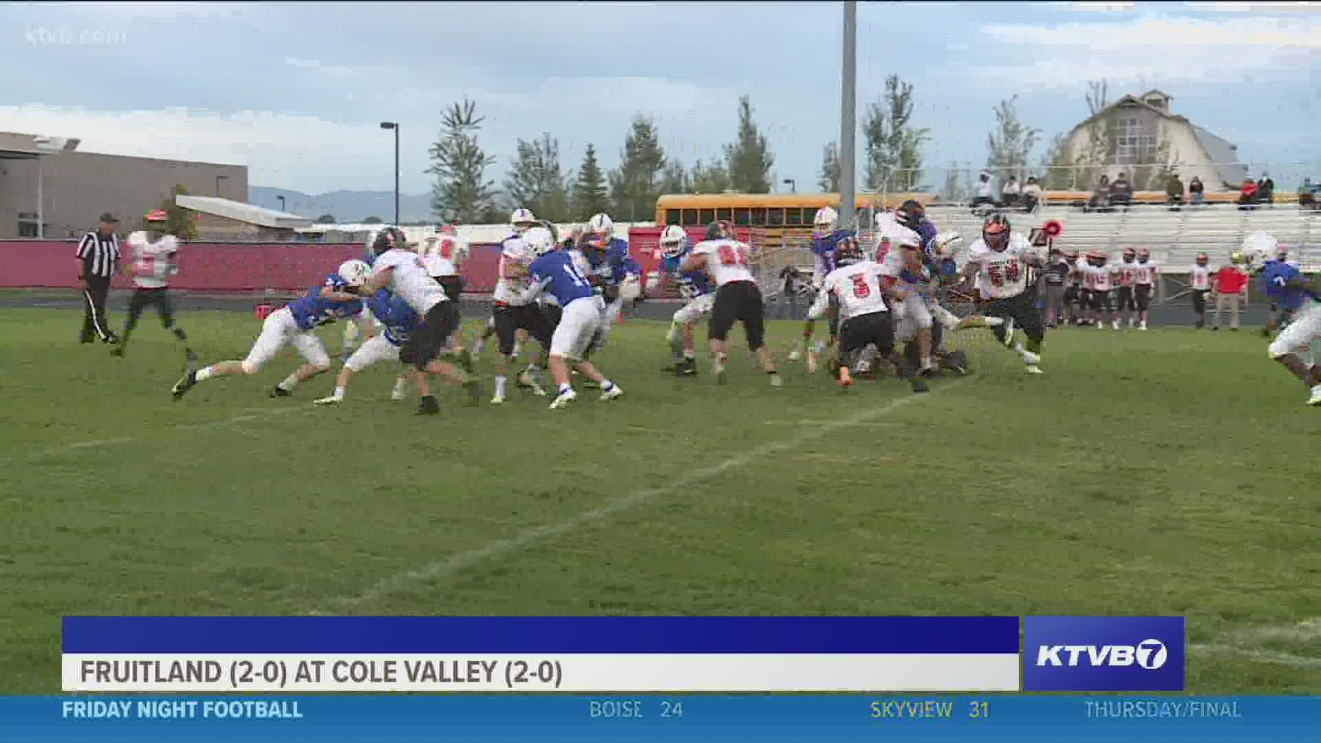 Cole Valley and Fruitland played on short notice by the Grizzlies couldn't hold onto the win.