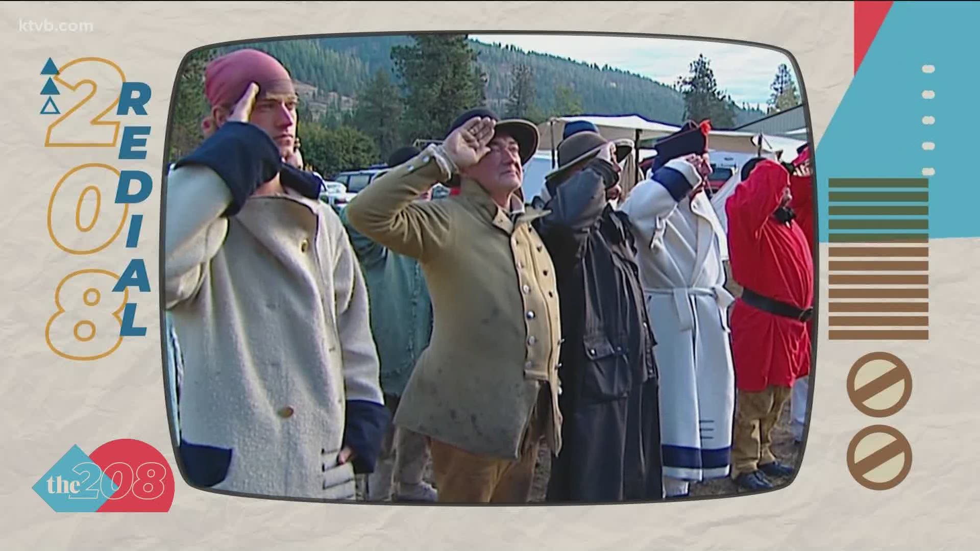 It was 215 years ago that the Corps of Discovery first set foot in what is now Idaho. On the 200th anniversary, a group of reenactors paid tribute.