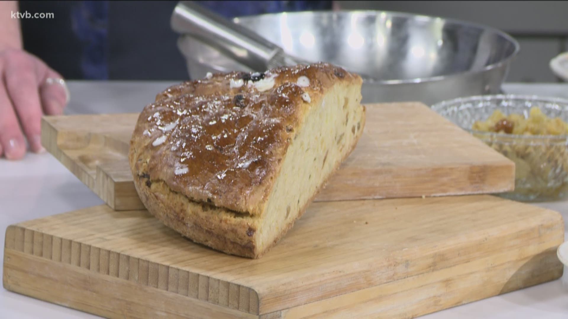 Chef Lou Aaron helps us get ready for St. Patrick's Day with this bread infused with Irish whiskey.