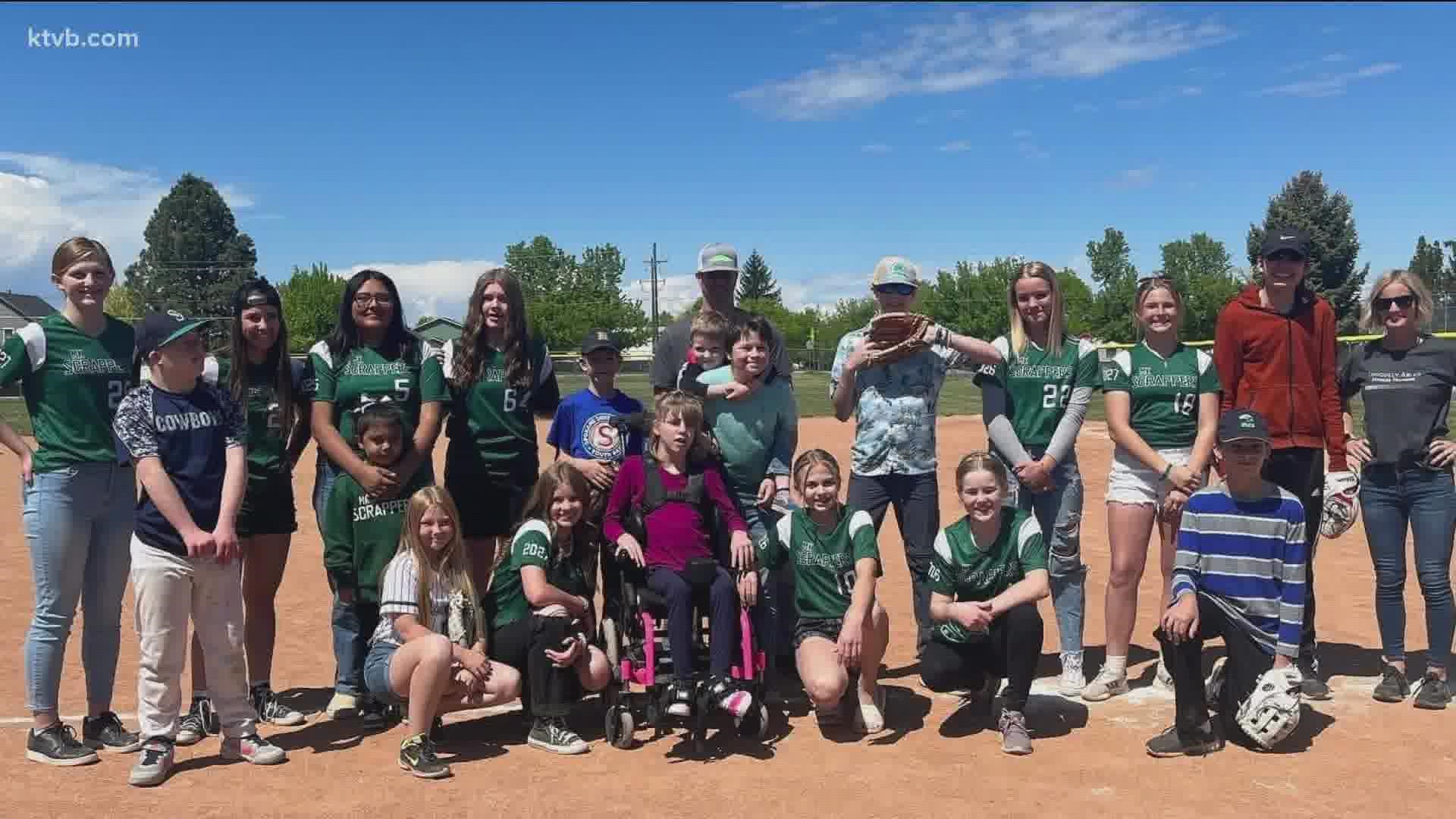 The Kuna Club softball team organized a game for the special needs community called Softball & Snow Cones. Their dream is to create a special league in the future.