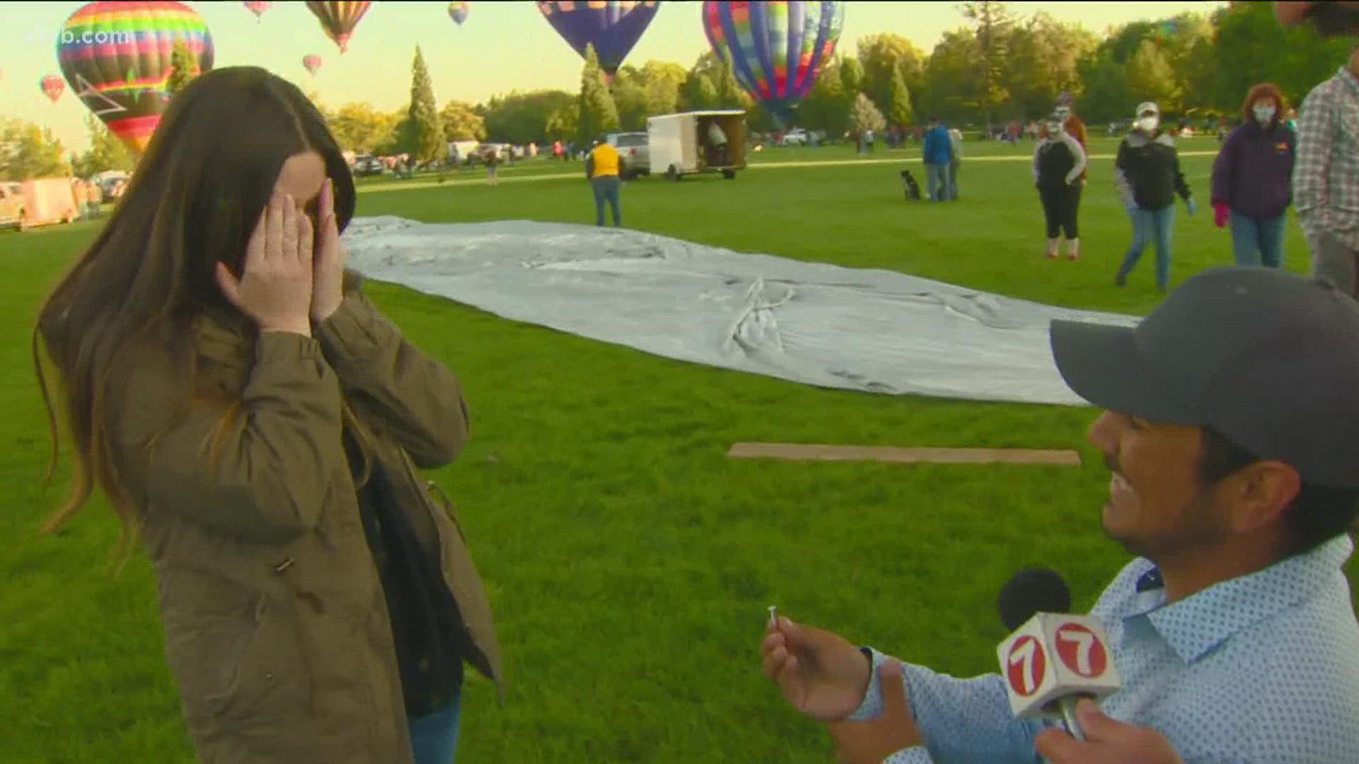 There were several magical and special moments that happened Friday morning at the balloon classic in Ann Morrison Park.