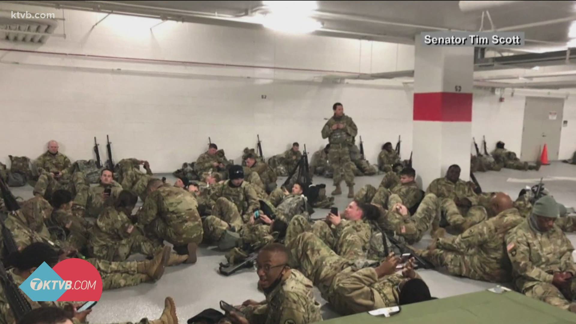 Members of the Idaho National Guard are back home after a 9-day trip to our nation's capital. There was some noise made on social media about the conditions in D.C.