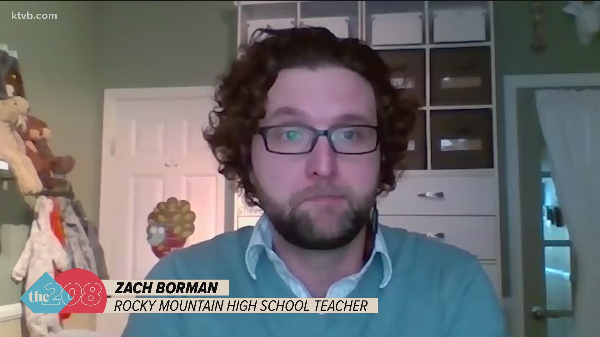 Zachary Borman, a speech and debate teacher at Rocky Mountain High School, fears the West Ada school board may be pushing for a return to in-person too soon.