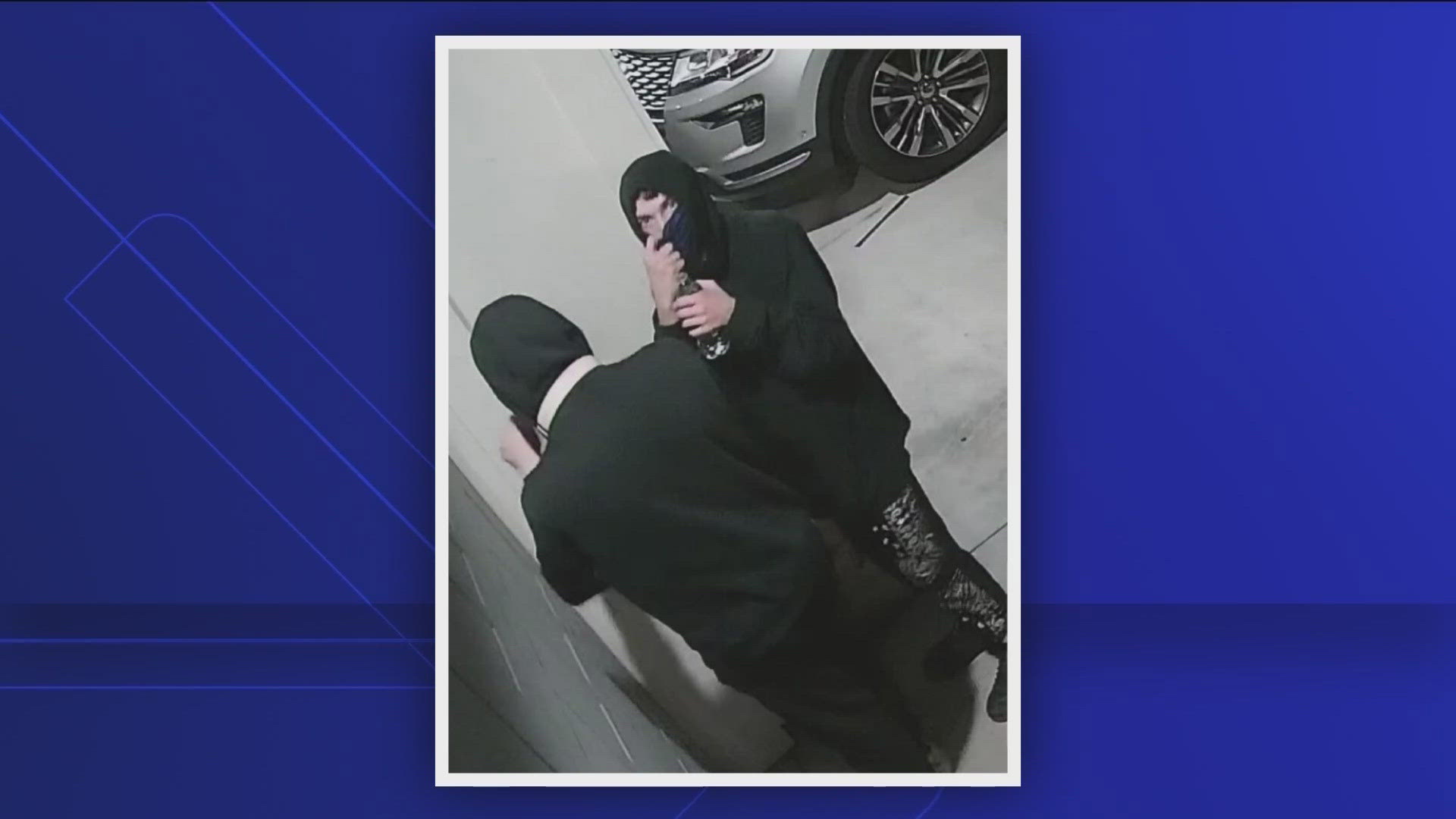 The Meridian Police Department is asking for the public's help identifying two suspects who stole items from several cars in South Meridian.