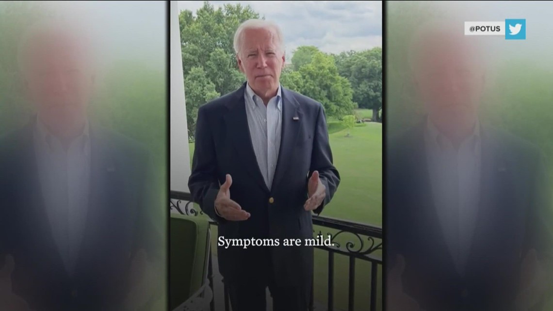 Biden's COVID symptoms improve; White House says he's staying busy