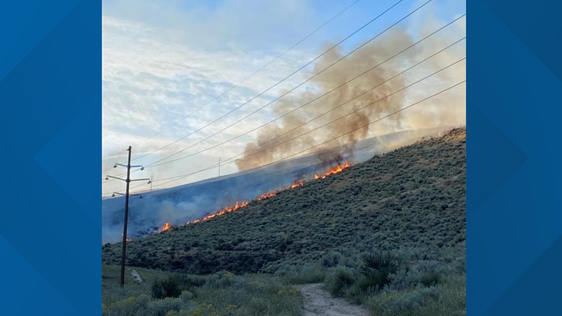 Bonneville Fire burns 148 acres near Lucky Peak Dam | ktvb.com