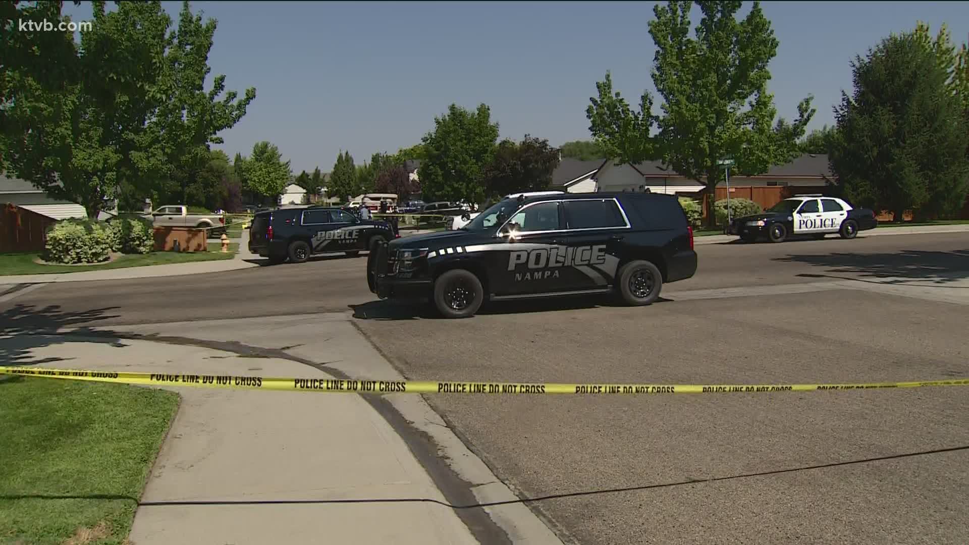 According to Nampa Police, the woman refused to get out of her vehicle, then rammed a patrol car, then pulled out her gun and fired at officers after a car chase.