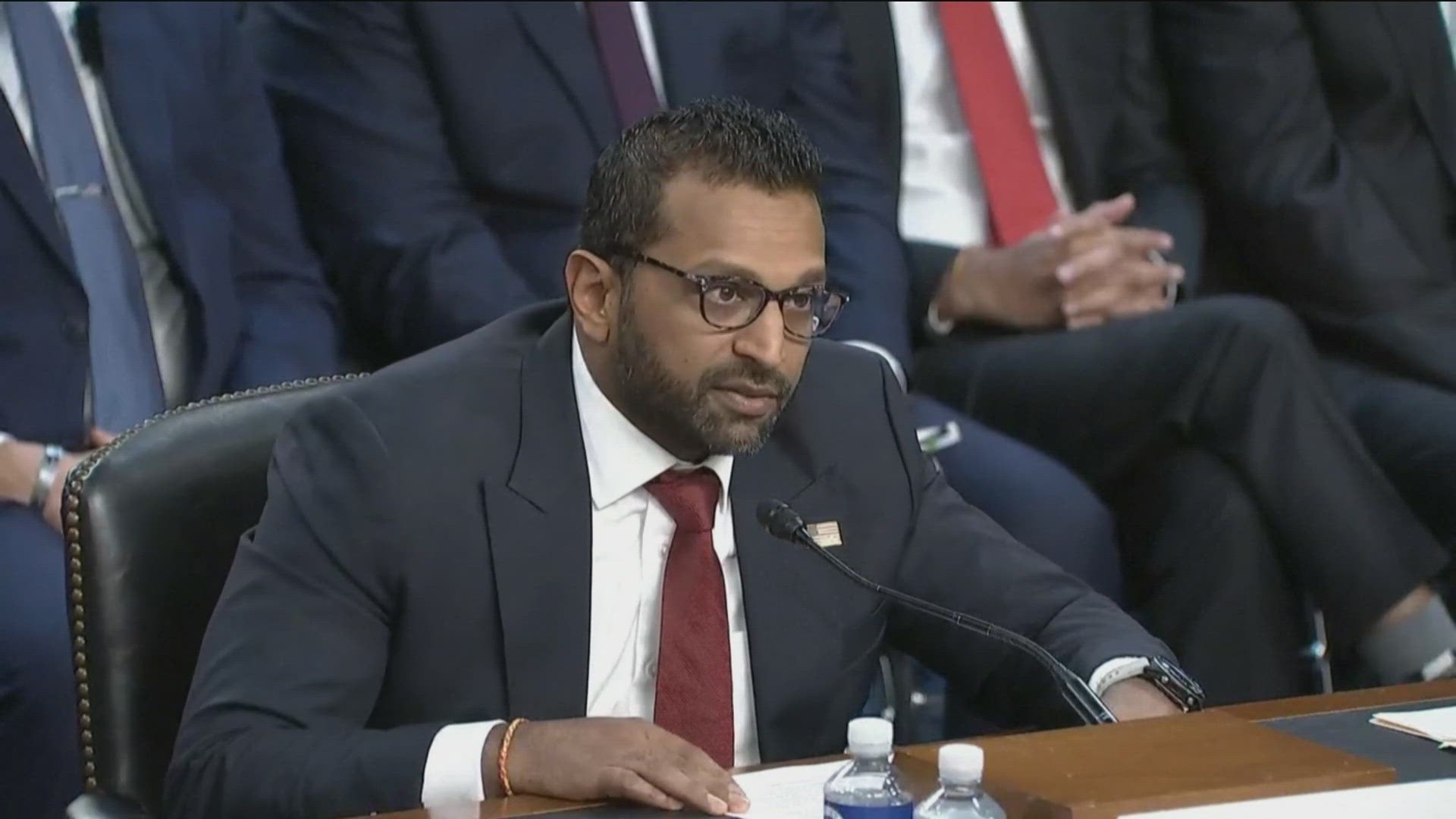 Patel denies having an 'enemies list' as confirmation hearing begins