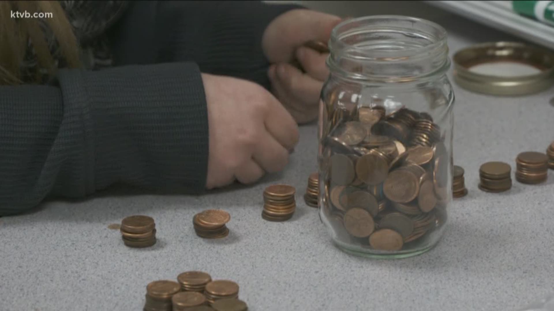 Pennies are almost worthless, right? In fact, if you were to pick up one every five seconds for eight hours, you would still be making less than minimum wage. But for the students at Melba Elementary School they are much more valuable.