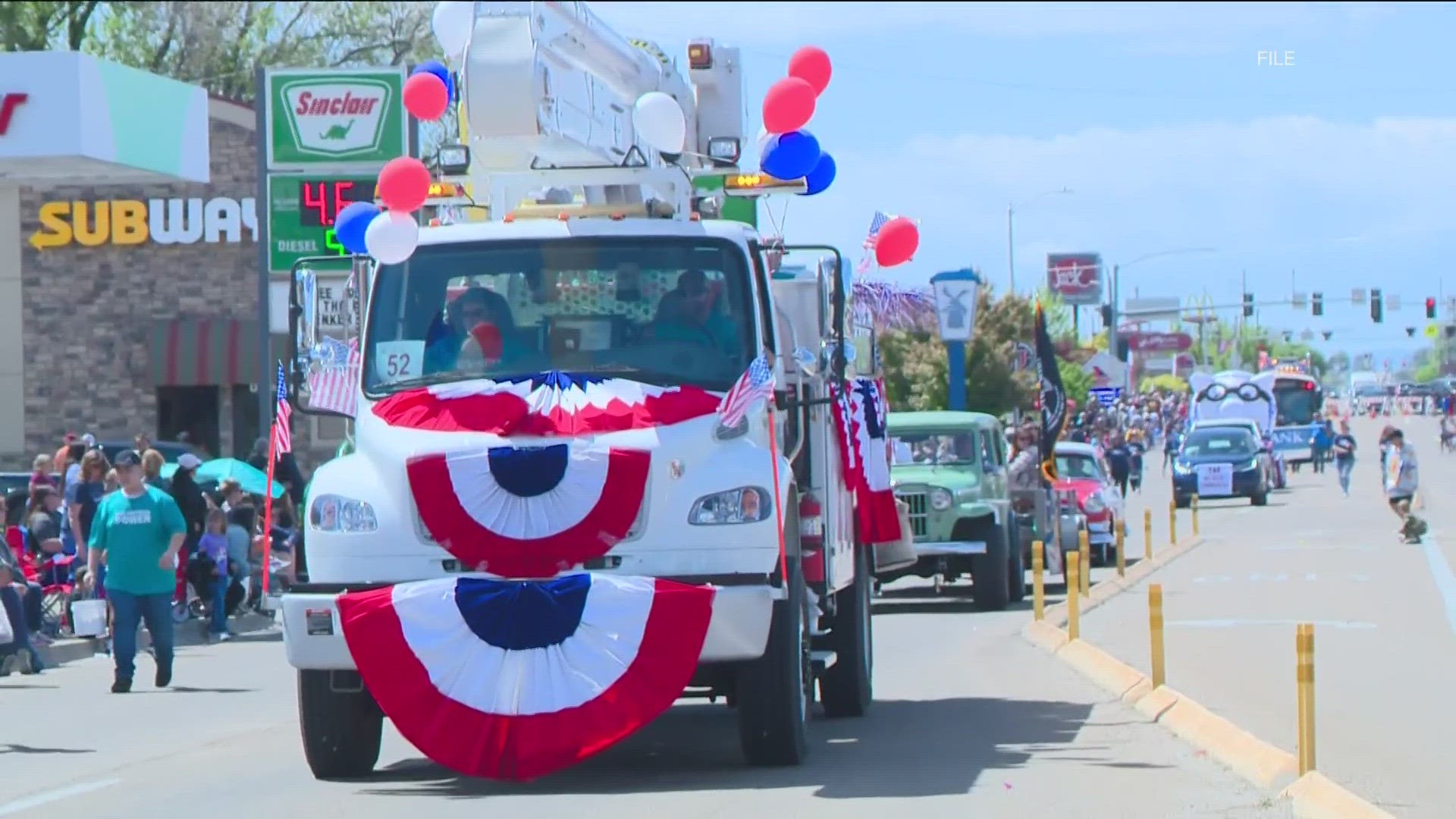 The theme of this year’s parade is “The Heart of America” and the event will include floats, horses, marching bands, antique cars and more.