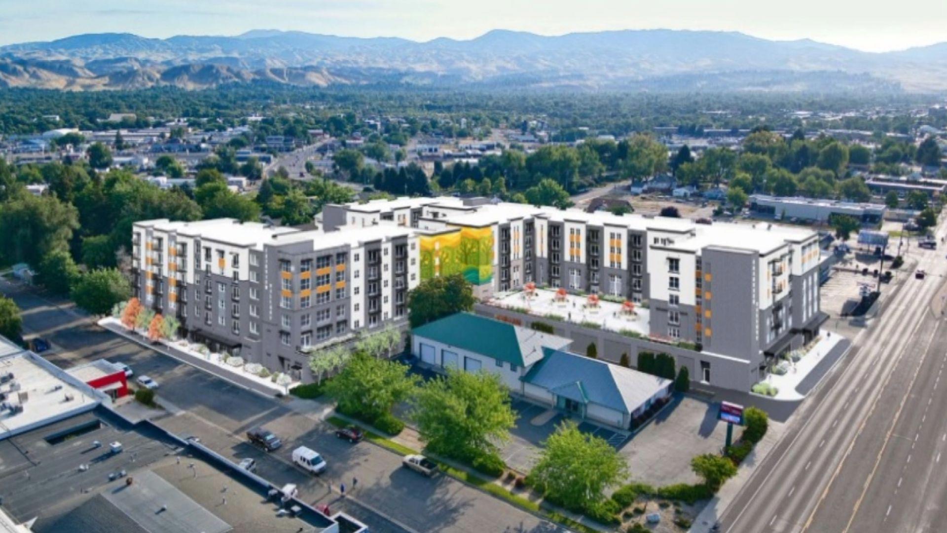 Residents near Fairview have raised concerns about the 205-unit development's height, parking and impact on sunlight, although business owners see economic benefits.