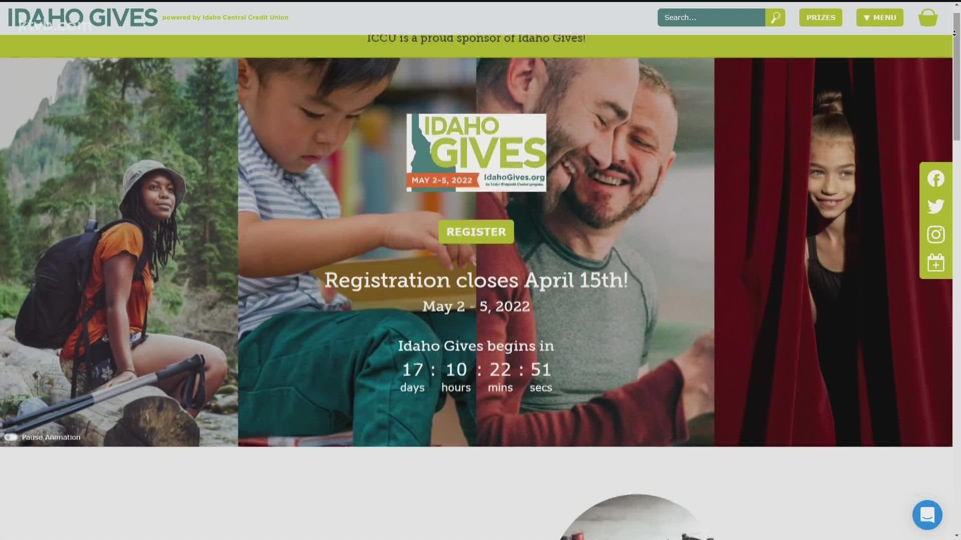 Idaho's biggest day of online giving begins next month. Attention non-profits, time is running out to register for the event.