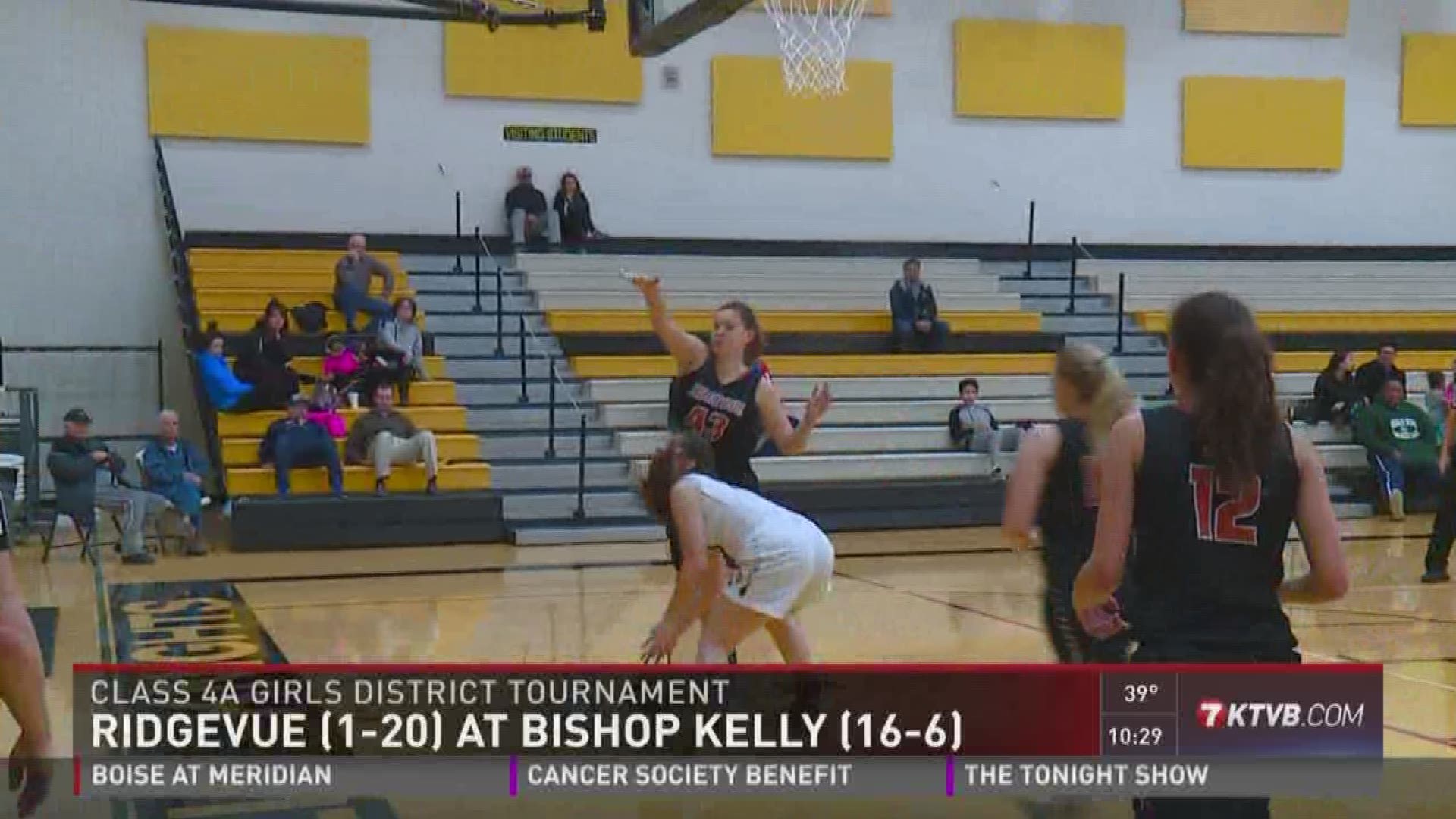 Ridgevue at Bishop Kelly girls district basketball 2/6/2017