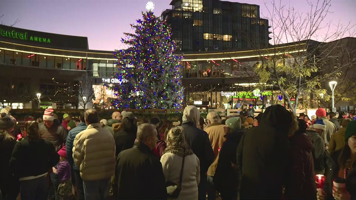 Boise Holiday Tree Lighting Countdown celebration