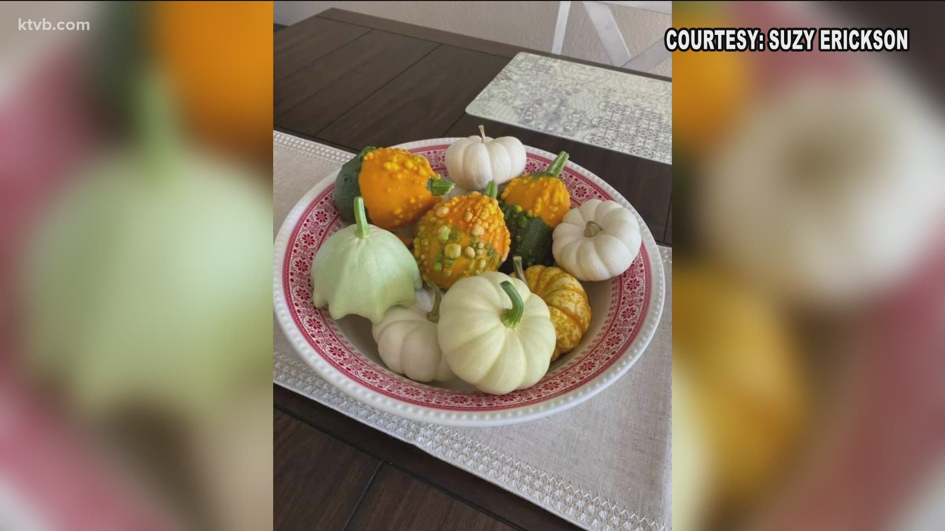 Jim Duthie shows some of the bountiful harvest that local gardeners have been enjoying this year.