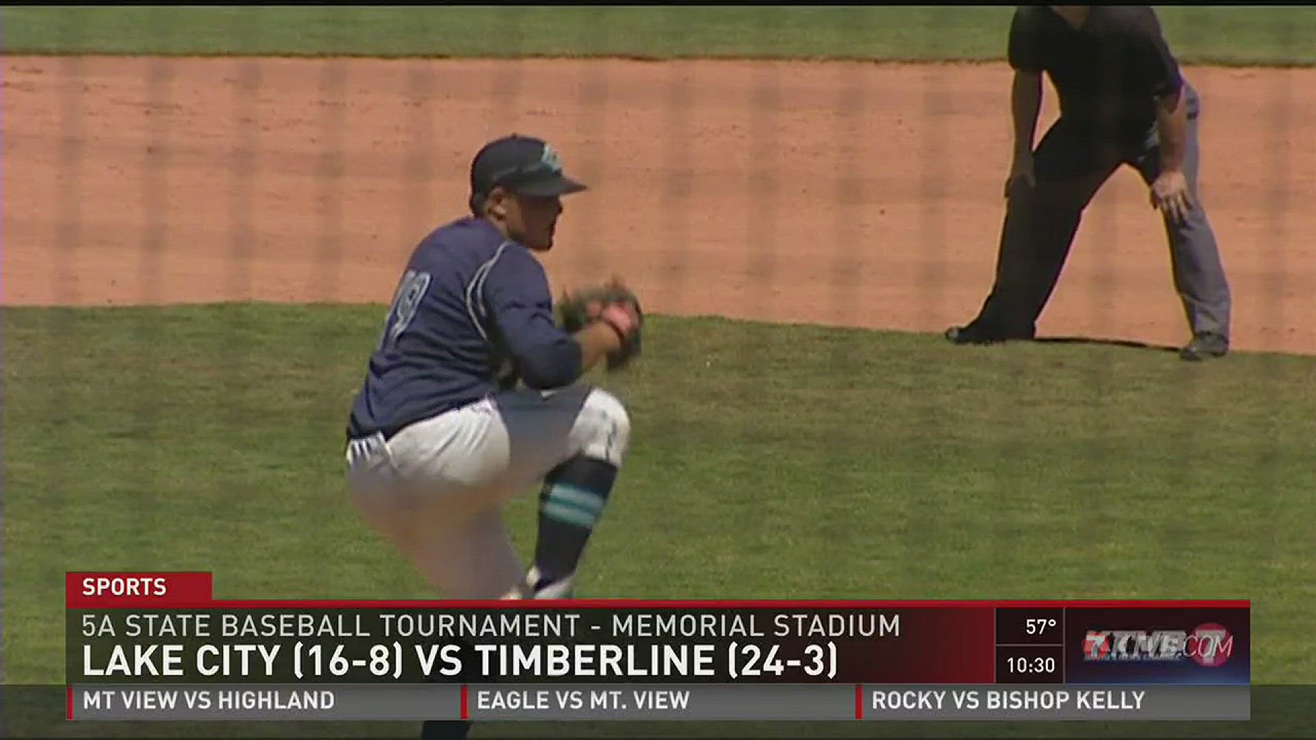 Timberline vs. Lake City 5A state varsity baseball 5/19/2016