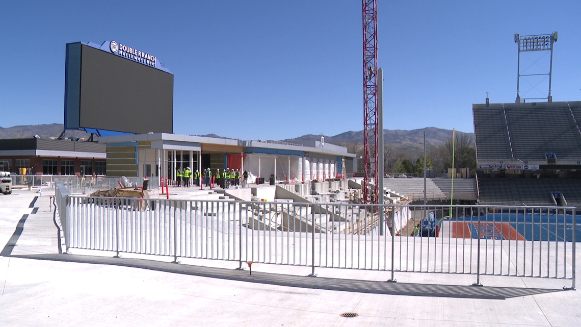 Boise State's North End Zone project is nearly complete