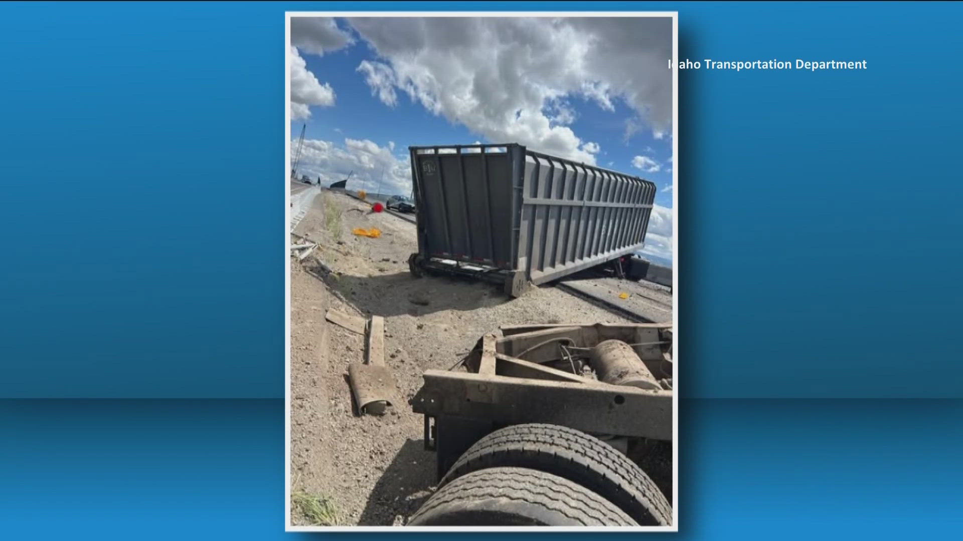 Eastbound I-84 reopens in Heyburn after semi-truck crash blocks lanes | ktvb.com